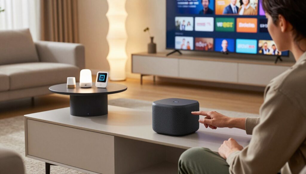 Fire TV Cube met spraakbesturing en smart home integratie Fire TV Cube met spraakbesturing en smart home integratie